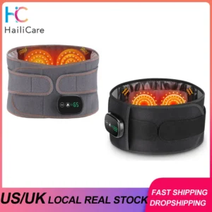Heat Lumbar Brace Support Massager